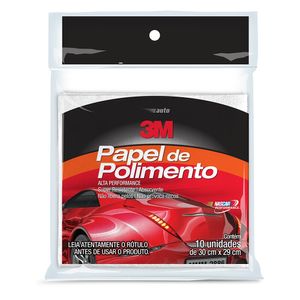 Papel de Polimento 3M Auto - 10 unidades