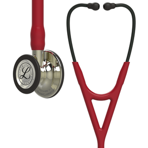 Estetoscópio 3M™ Littmann® Cardiology IV™ 6176 Vinho com Champanhe Espelhado