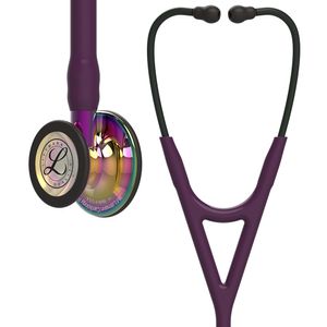 Estetoscópio 3M™ Littmann® Cardiology IV™ 6239 Roxo com Rainbow Alto Polimento e Conector Violeta
